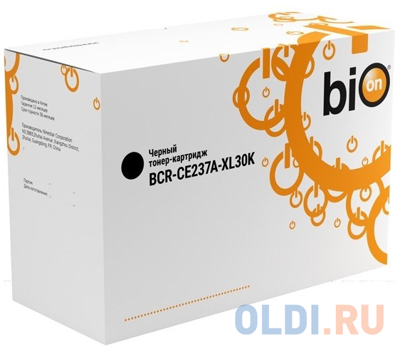 Тонер-картридж Bion BCR-CF237A-XL30K 30000стр Черный bion ce260a картридж для clj cp4025 cp4525 8 500 стр