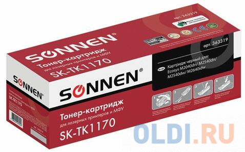 Тонер-картридж Sonnen SK-TK1170 7200стр Черный hi   tk 1170l тонер картридж для kyocera m2040dn m2540dn 12k с чипом увелич ресурс