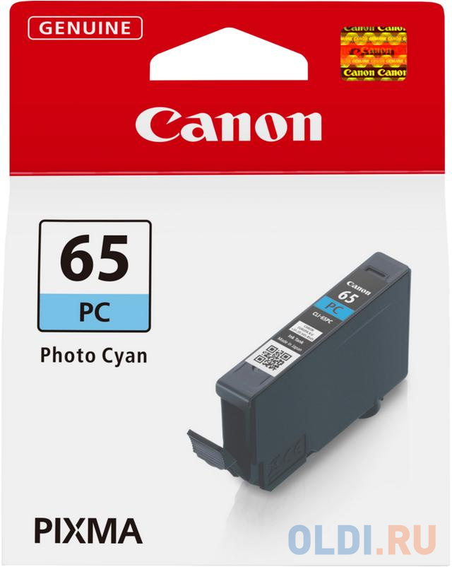 Картридж струйный Canon CLI-65 PC 4220C001 фото голубой (12.6мл) для Canon PRO-200 - фото 1