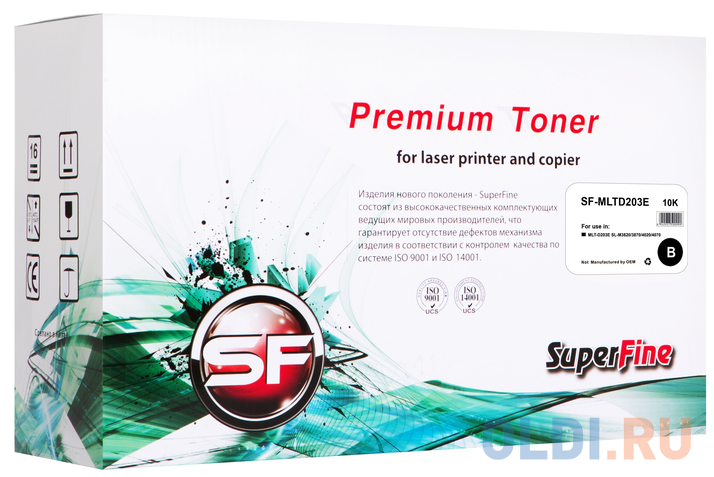 

Картридж Samsung MLT-D203E О.П. SL-M3820/3870/4020/4070 10k SuperFine, Черный