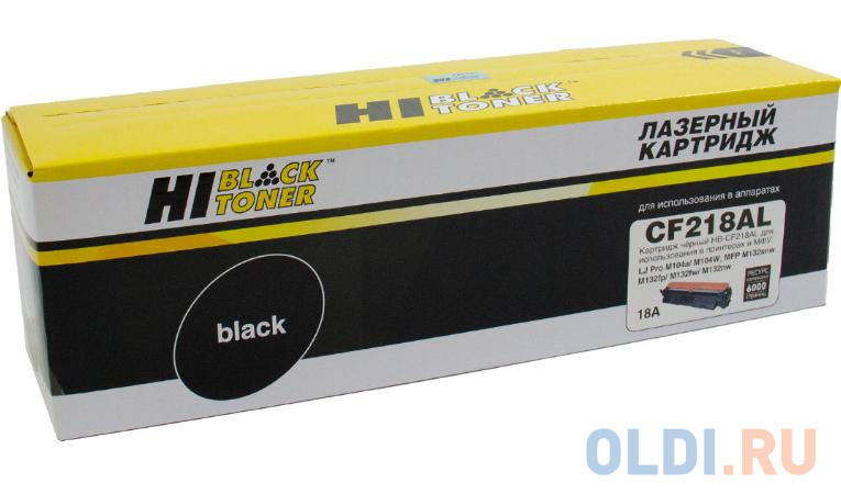 Hi-Black CF218AL Тонер-картридж для HP LaserJet Pro M104/MFP M132, 6K, с чипом - фото 1