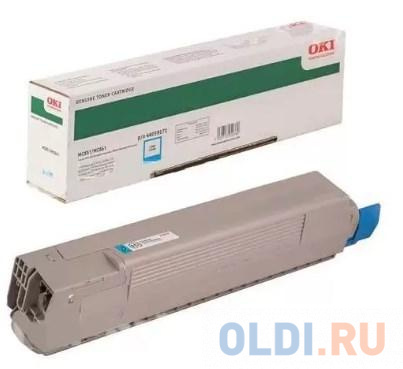 

Тонер-картридж Oki MC851/861 7.3K (cyan), Голубой
