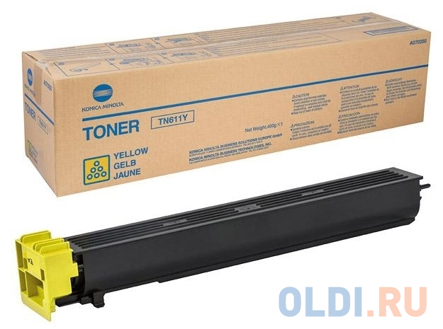 

Картридж Konica Minolta Тонер-картридж bizhub C451/550/650 желтый TN-611Y Ресурс 27K