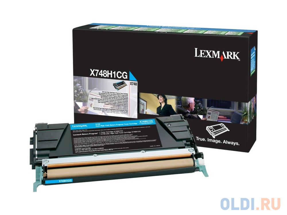 

Картридж Lexmark X748H1CG для X748 голубой