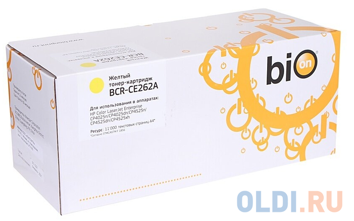 Bion CE262A Картридж для CLJ CP4025/CP4525 (11'000 стр.) Желтый bion ce262a картридж для clj cp4025 cp4525 11 000 стр желтый