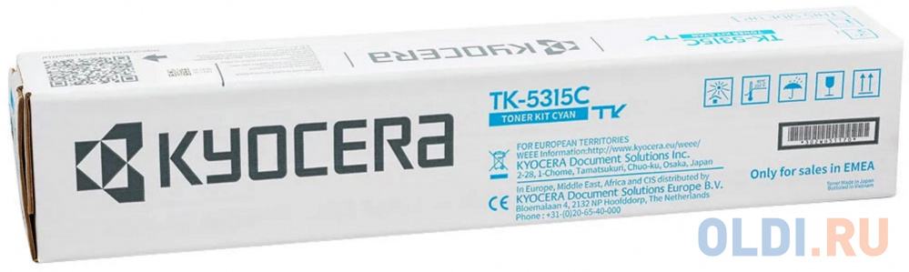 

Тонер-картридж TK-5315C 18 000 стр. Cyan для TASKalfa 408ci /TASKalfa 508ci