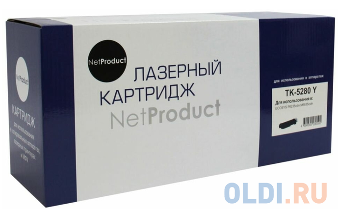 

NetProduct TK-5280Y Тонер-картридж для Kyocera P6235cdn/M6235cidn/M6635cidn, 13000 стр. жёлтый, Желтый