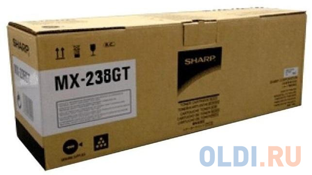 

Тонер-картридж Sharp MX238GT 8 400 страниц, Черный