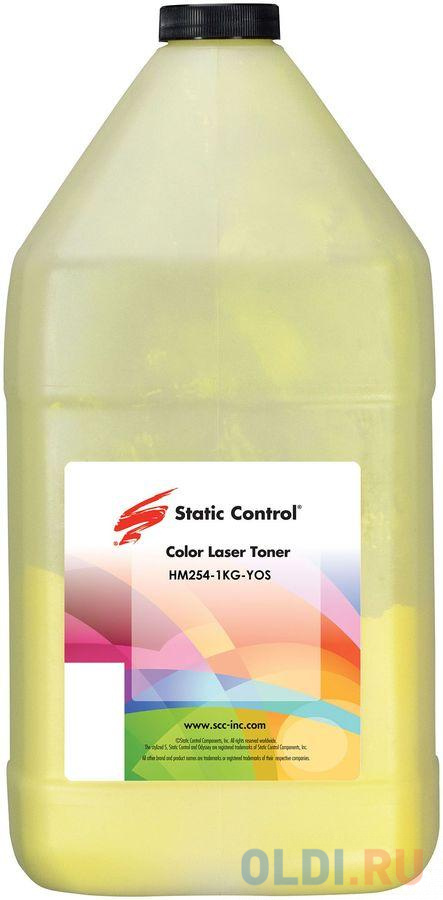 

Тонер Static Control HM254-1KG-YOS желтый флакон 1000гр. для принтера HP M252/254/45