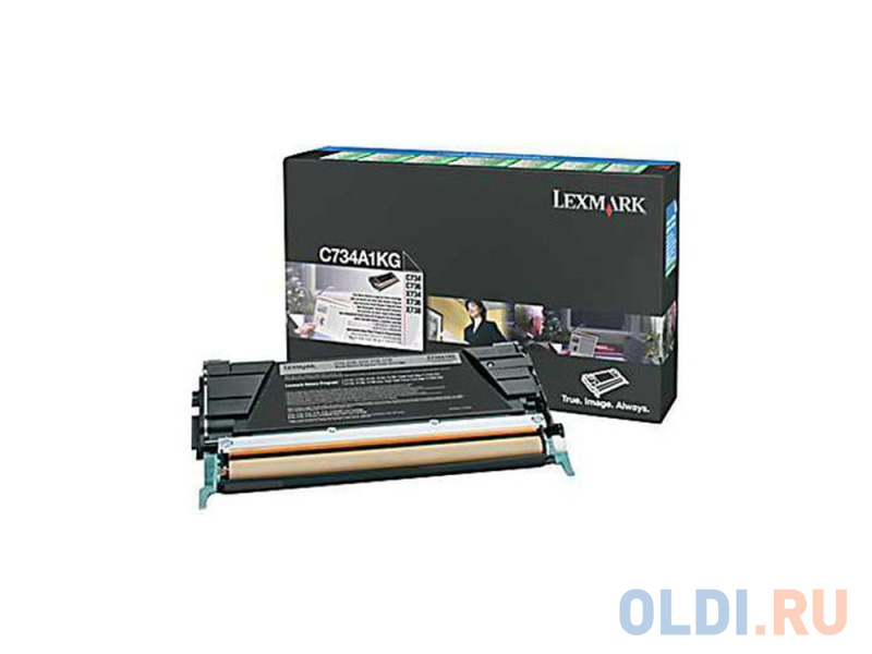 

Картридж Lexmark C734A1KG для C734/C736/X734/X736/X738 черный