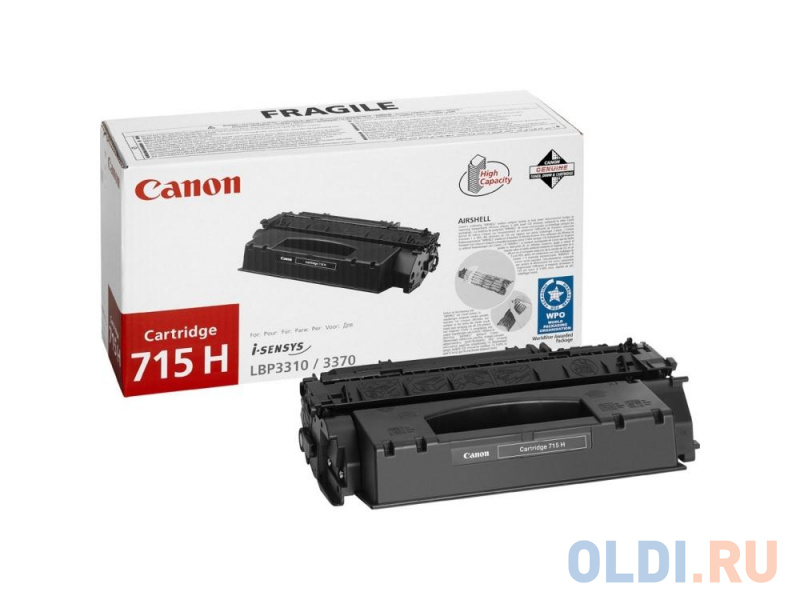 

Картридж Canon 715H 7000стр Черный