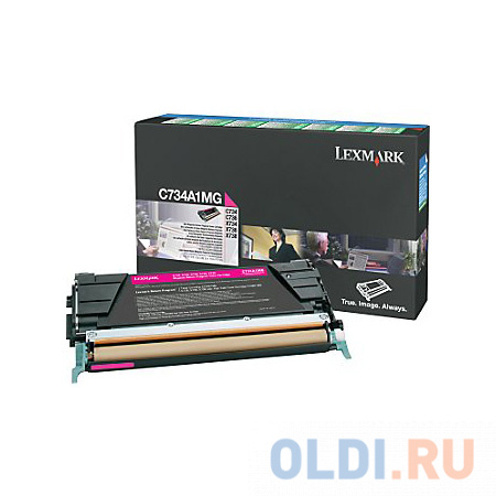 Картридж Lexmark C736H1MG для C73X/X73X пурпурный 10000стр картридж lexmark c736h1kg для c73x x73x 12000стр