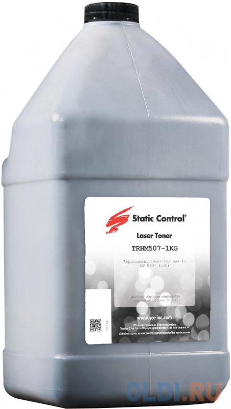 

Тонер Static Control TRHM507-1KG черный флакон 1000гр. для принтера HP LJ M506
