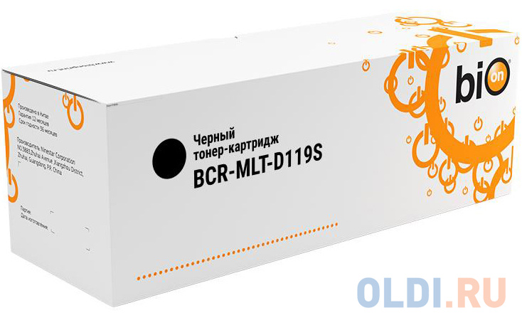 Bion MLT-D119S Картридж для Samsung ML-1610/1615/1620/1625/2010/2015/2020/2510/2570/2571 (3'000 стр.) Чёрный