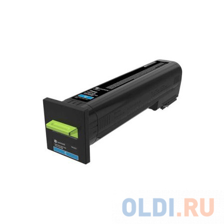 

Картридж Lexmark с тонером голубого цвета сверхвысокой емкости для организаций (22 000 стр.) для CS820