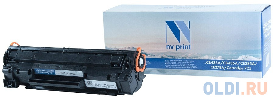 NV Print NV-CB435A/436/285/278/725 универсальные для HP/Canon LaserJet P1005/ P1006/ M1120/ M1120n/ M1522n/ M1522nf/ P1505/ P1505n/ M1132/ M1212nf/ M1 NV-CB435A/436/285/278/725 - фото 1