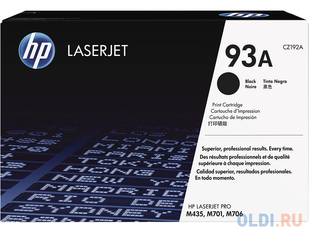 

Картридж HP CZ192AC 93A для LaserJet Pro M435nw черный 12000стр