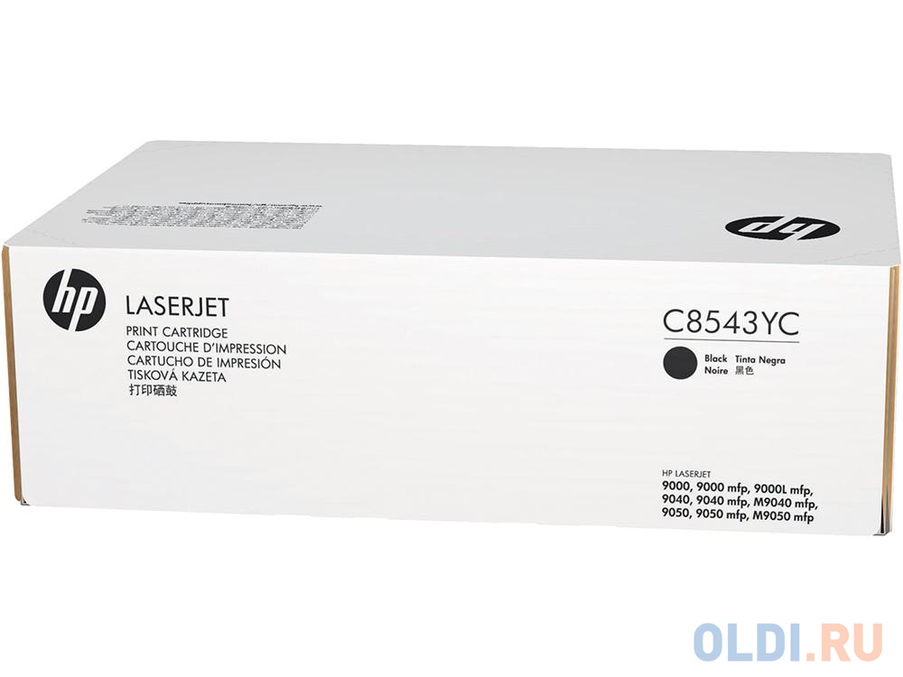 Картридж HP C8543YC 43Y для LaserJet 9000/ 9040/ 9050 черный