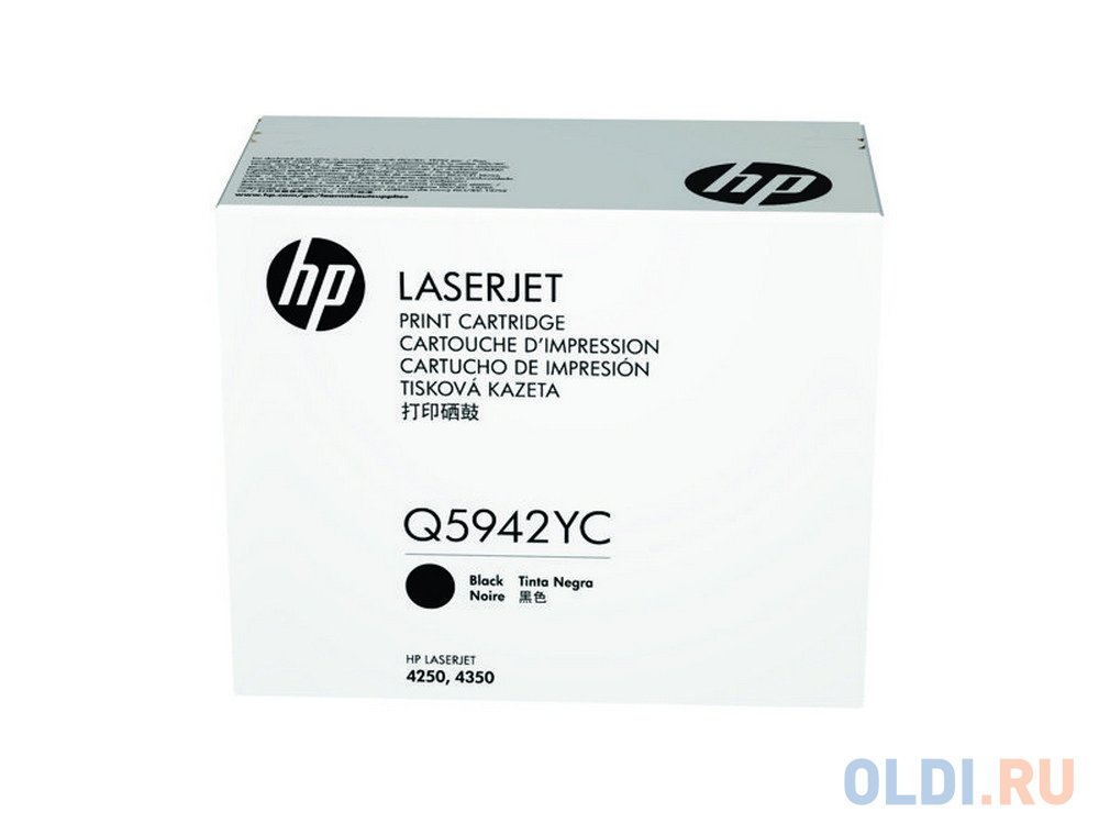 Картридж HP Q5942YC №42 для HP LaserJet 4250/4350 черный 10000стр фото