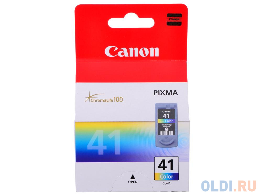 Картридж Canon CL-41 CL-41 312стр Многоцветный 0617B025 - фото 1