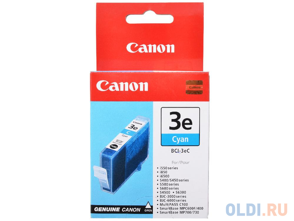 Картридж Canon BCI-3eC 390стр Голубой 4480A002