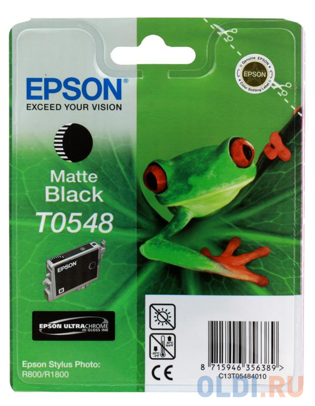 Картридж Epson C13T05484010 400стр Черный матовый картридж hi black hb cb541a