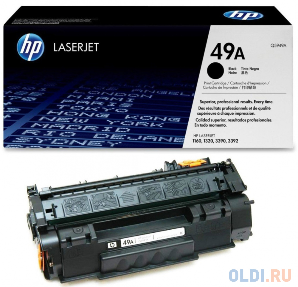 Картридж HP Q5949A Q5949A Q5949A Q5949A Q5949A 2500стр Черный