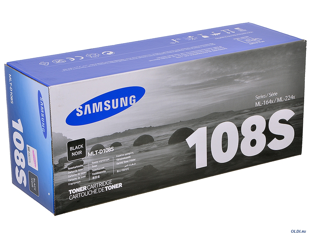  Samsung MLT-D108S для ML-1640/1641, ML-2240 /2241. Чёрный .