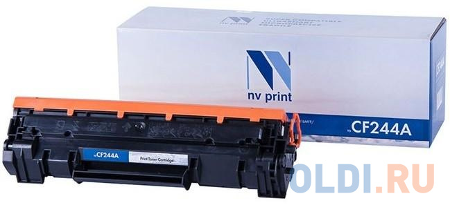 Набор картриджей NV-Print NV-CF244A-SET2 1000стр Черный картридж nvp совместимый nv cf244x для hp laserjet pro m28a m28w m15a m15w 2200k