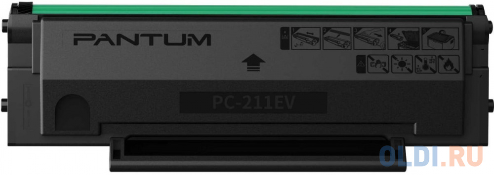Картридж лазерный Pantum PC-211EV черный (1600стр.) для Pantum Series P2200/2500/M6500/6550/6600 фото