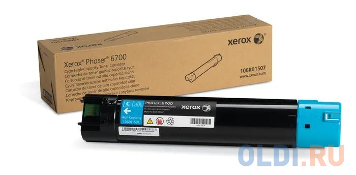 

Тонер-картридж Xerox 106R01507 12000стр Голубой
