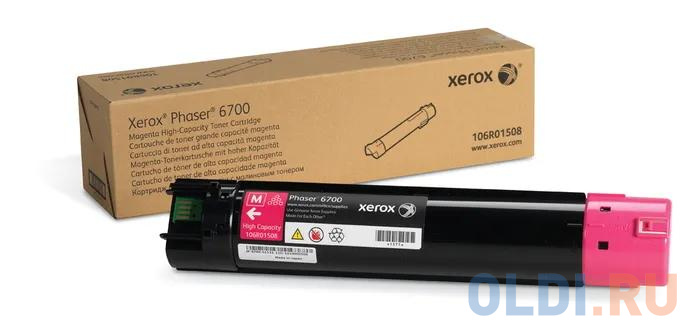 

Тонер-картридж Xerox 106R01508 12000стр Пурпурный