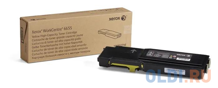 Тонер-картридж Xerox 106R02746 7500стр Желтый