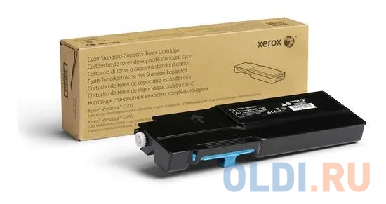 Тонер-картридж Xerox 106R03502 2500стр Голубой