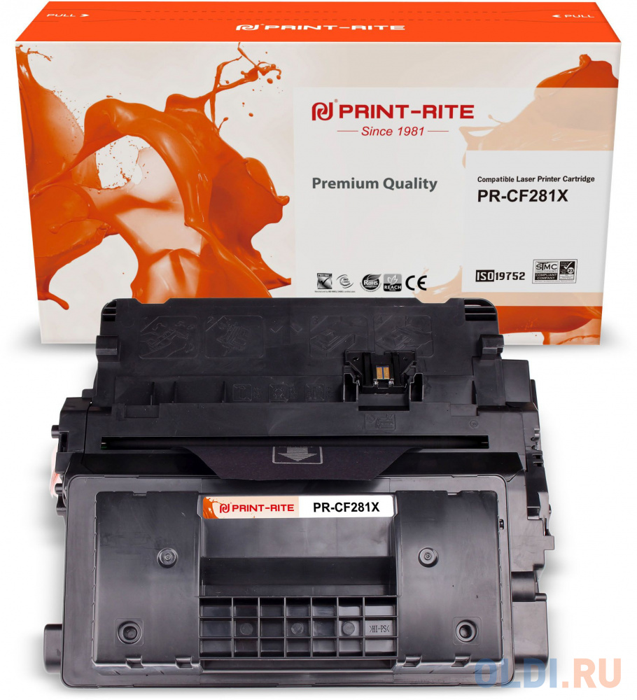 Картридж Print-Rite PR-CF281X 25000стр Черный Картридж Print-Rite PR-CF281X 25000стр Черный фото