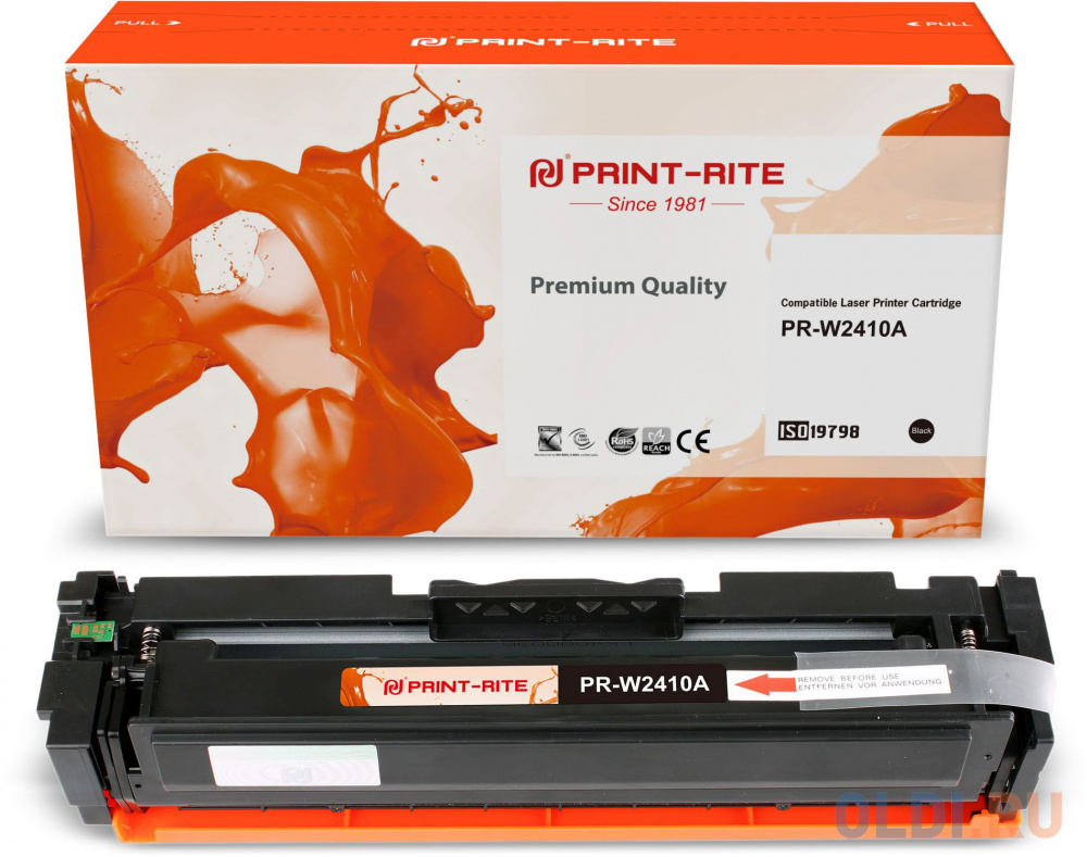 Картридж Print-Rite PR-W2410A 1050стр Черный картридж print rite pr ce740a 7000стр