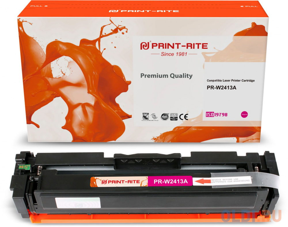 Картридж Print-Rite PR-W2413A 850стр Пурпурный Картридж Print-Rite PR-W2413A 850стр Пурпурный фото