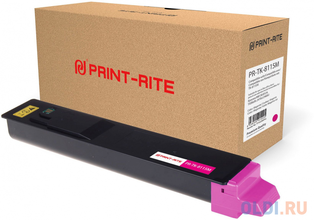 Картридж Print-Rite PR-TK-8115M 6000стр Пурпурный