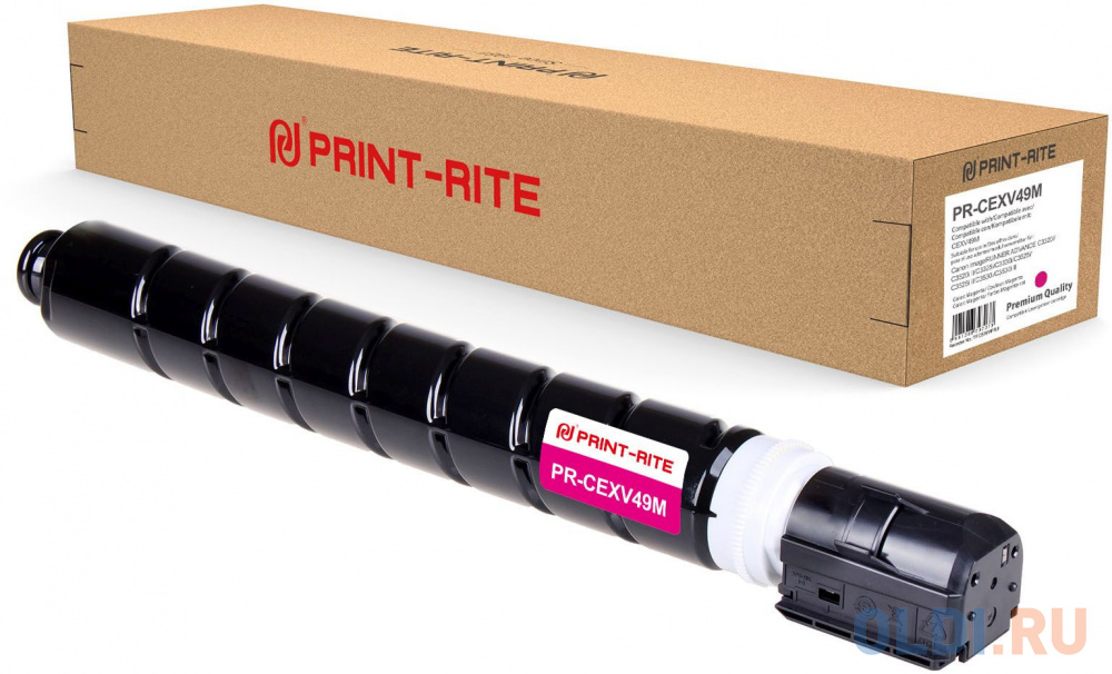 Картридж Print-Rite PR-CEXV49M 19000стр Пурпурный Картридж Print-Rite PR-CEXV49M 19000стр Пурпурный фото