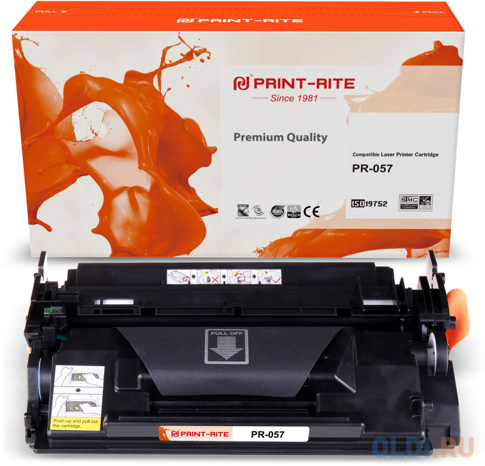 Картридж Print-Rite PR-057 3100стр Черный Картридж Print-Rite PR-057 3100стр Черный фото