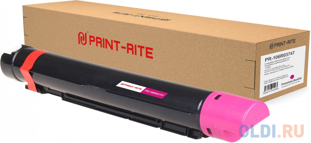 Картридж Print-Rite PR-106R03747 11800стр Пурпурный картридж лазерный print rite tff522mprj pr 006r01695 006r01695 пурпурный 3000стр для xerox dc sc2020 sc2020nw