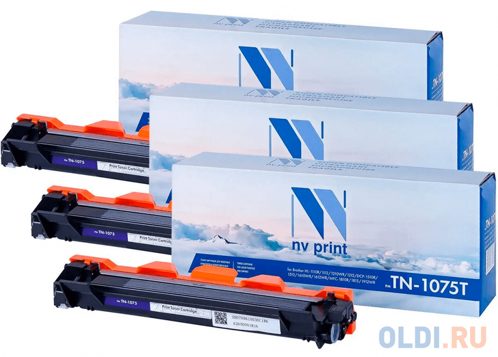   NV-Print NV-TN1075T-SET3 1000 