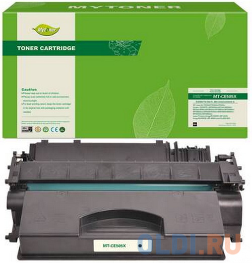 Картридж MyToner, аналог HP CE505X/CF280X/ Canon 719H 6.5k с чипом