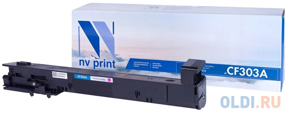 Картридж NVP совместимый NV-CF303A Magenta для HP LaserJet Color LaserJet flow M880z/ flow M880z+ (32000k) картридж nvp совместимый nv 106r04055 magenta для xerox versalink c8000 16500k