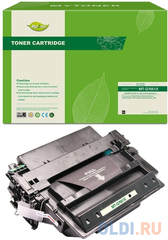 

Картридж MyToner, аналог HP Q7551X 13k с чипом