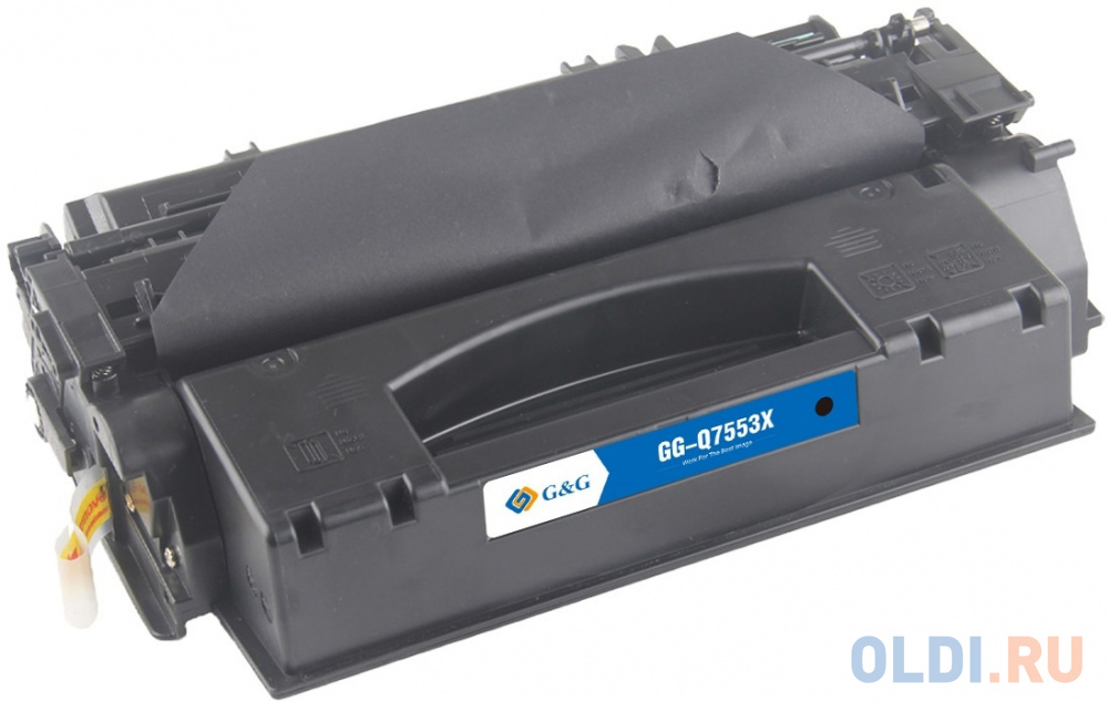 Картридж лазерный G&amp;G GG-Q7553X черный (7000стр.) для HP LJ P2010/P2014/P2015/M272 7nf MFP