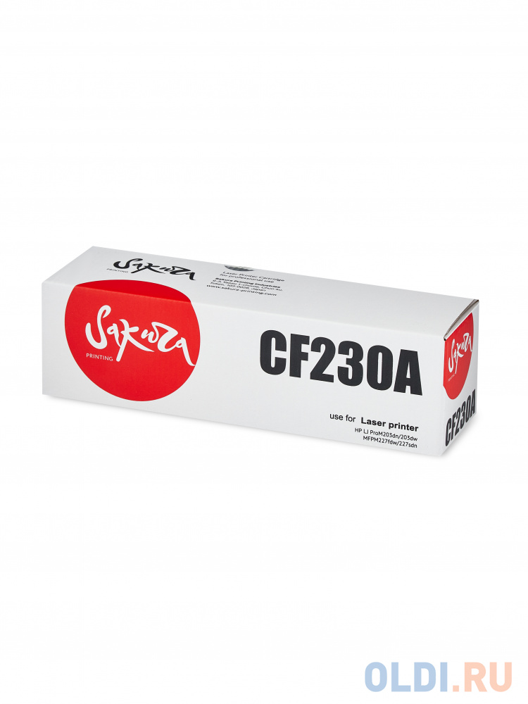 Картридж SAKURA CF230A для HP LJ Pro m203dn/ m203dw/ m227dw/ m227fdw/ m227sdn черный 1600стр