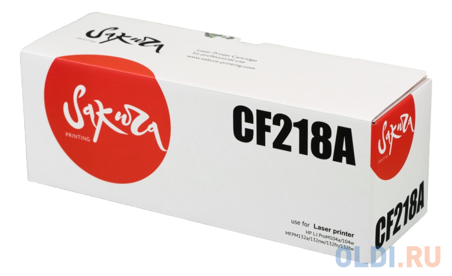Картридж SAKURA CF218A для HP LaserJet Pro M104/MFP M132 черный 1400стр