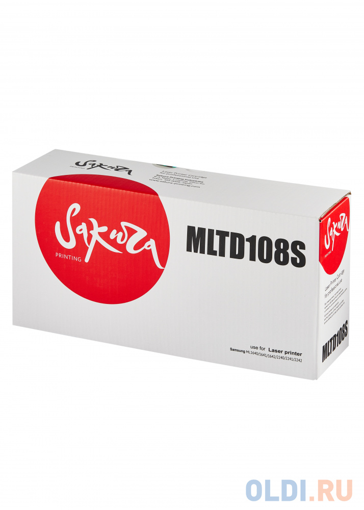 

Картридж Sakura MLTD108S 1500стр Черный