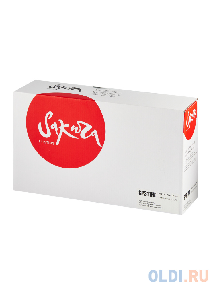 

Картридж Sakura SP311HE для Ricoh Aficio 311DN/Aficio 311DNW/Aficio SP311SFN/Aficio SP311SFNW, черный, 3500 к.